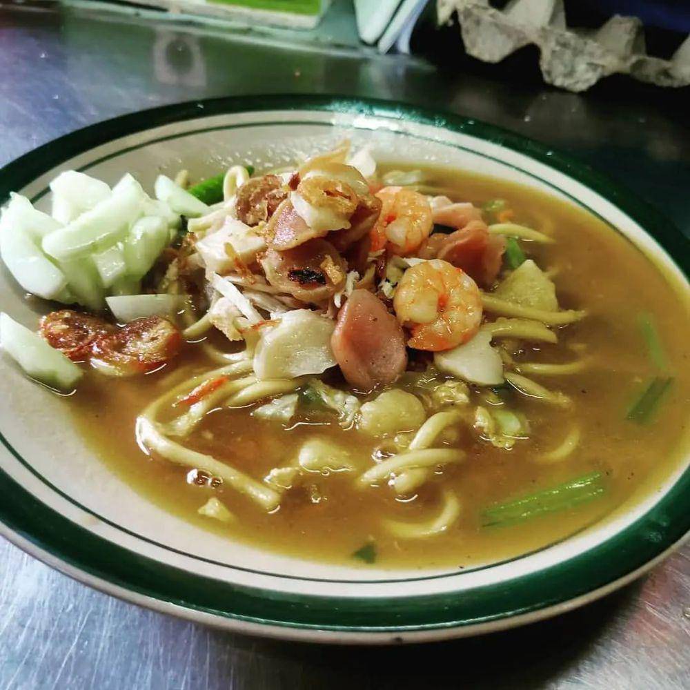 Sajian bakmi godhog di Bakmi Jowo Chandra (Instagram.com/@bakmijowocandra)