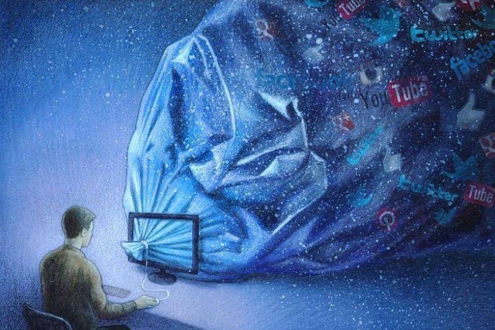 Ilustrasi sosial. (instagram.com/pawel_kuczynski1)