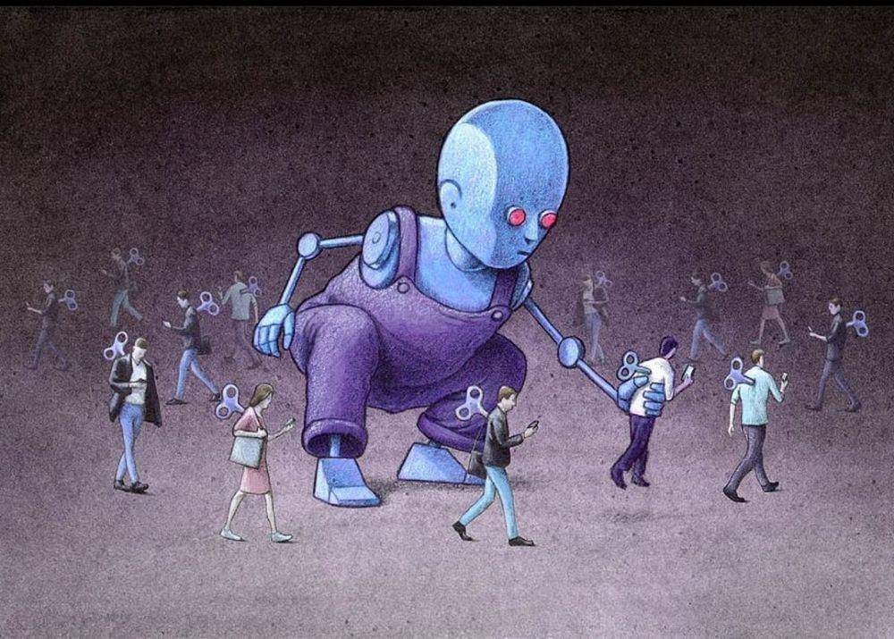 Ilustrasi sosial. (instagram.com/pawel_kuczynski1)