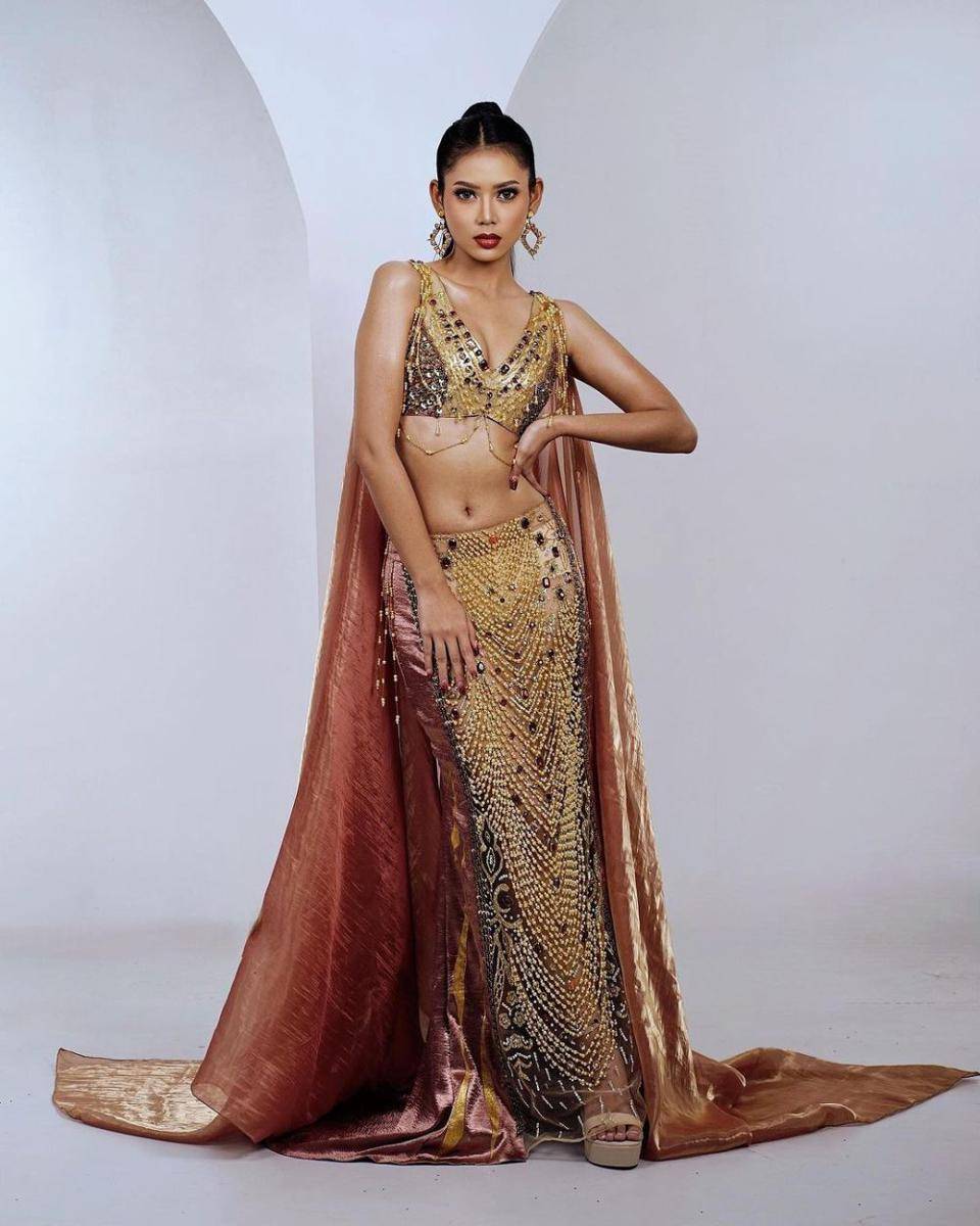 Potret Gaun Malam Finalis Miss Mega Bintang Bali 2024 (instagram.com/inggikendran.official)