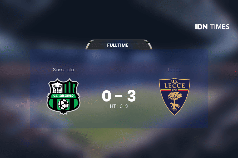 Lecce Permalukan Sassuolo di Kandangnya