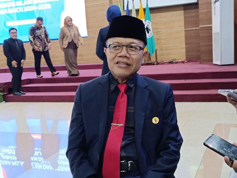 Rektor Unisba, Prof. Dr. Edi Setiadi, S.H., M.H.,. IDN Times/Debbie Sutrisno