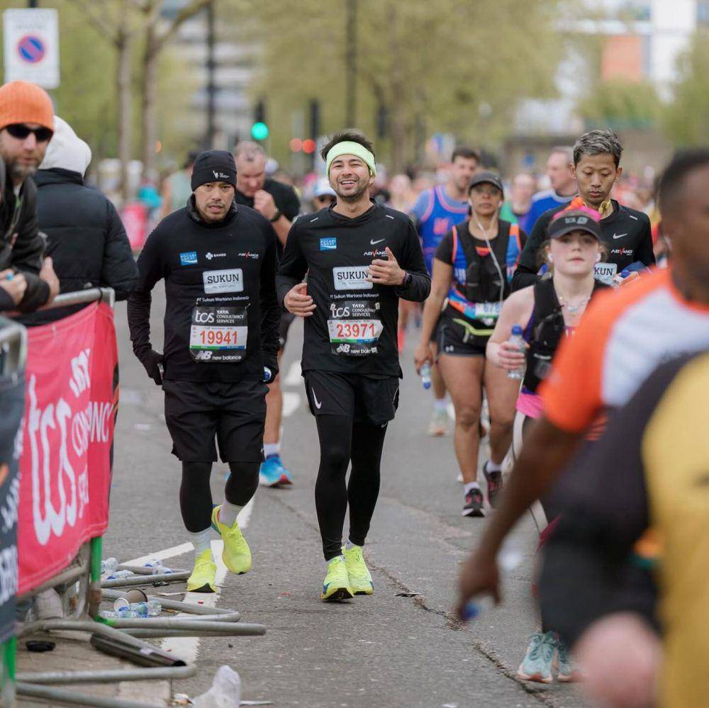 Raffi Ahmad London Marathon (instagram.com/raffinagita1717)