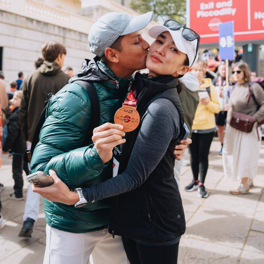 potret Ussy Sulistiawaty ikut London marathon (instagram.com/ussypratama)