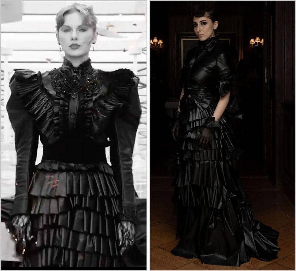 Taylor Swift kenakan rok Elena Velez di MV Fortnight (instagram.com/taylorswiftstyled)