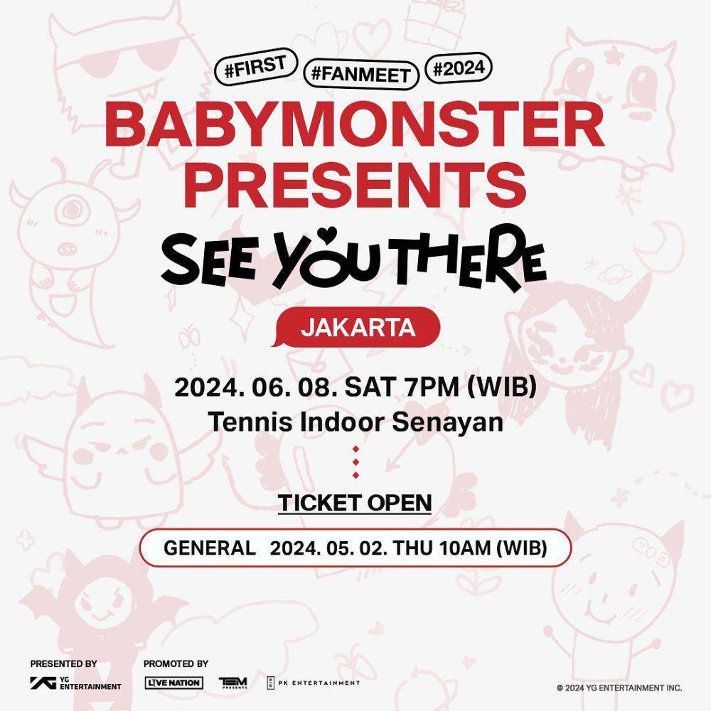 harga tiket fanmeet BABYMONSTER (instagram.com/pkentertainment.id))