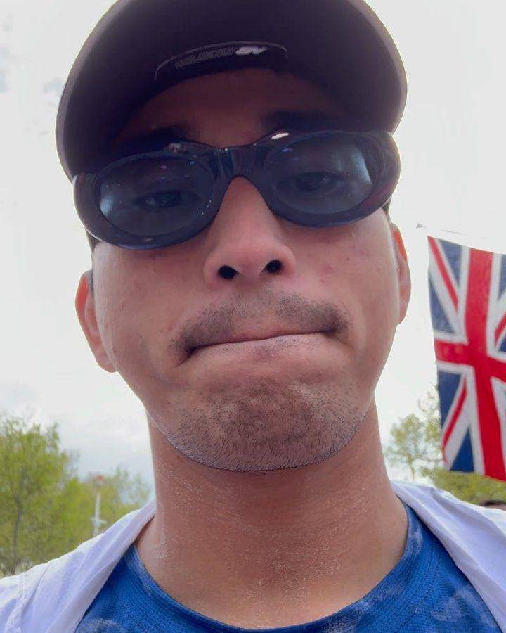 potret artis Indonesia ikut London Marathon (instagram.com/bojvoyej)