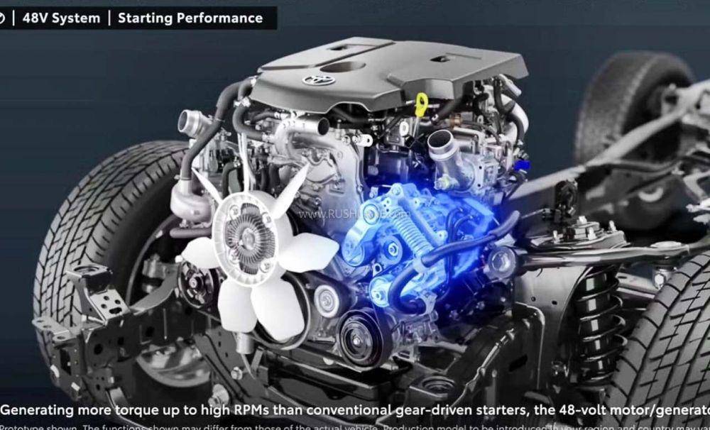 Mesin mild hybrid Fortuner (Rushlane)