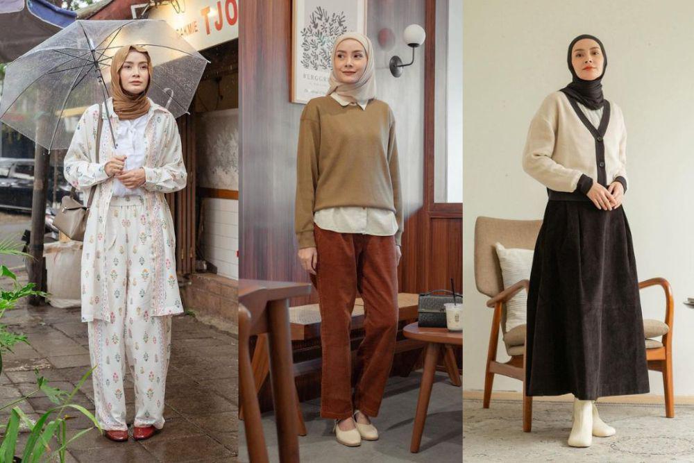 10 Ide OOTD Gaya Kalem ala Selebgram Dhatu Rembulan, Wajib Sontek!