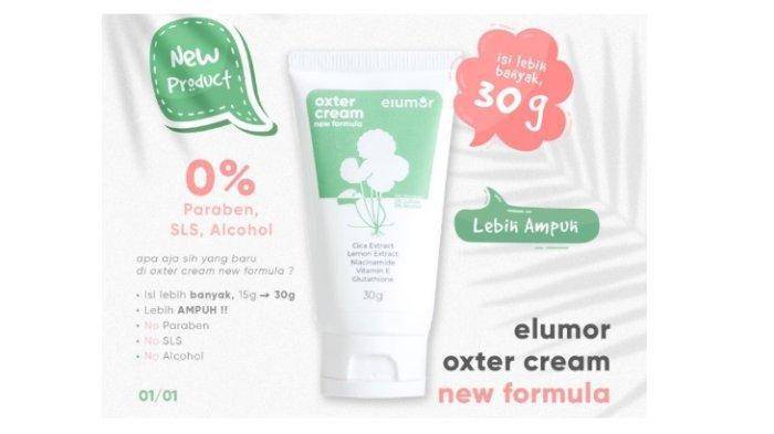 produk Elumor Oxter Cream New Formula