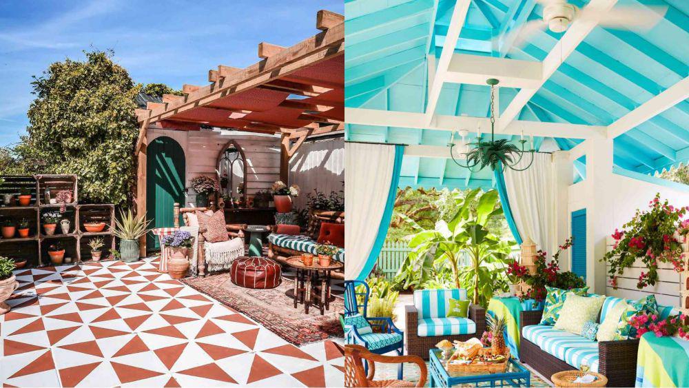 9 Inspirasi Patio Warna-Warni, Bikin Kesan Rumah Makin Ceria!