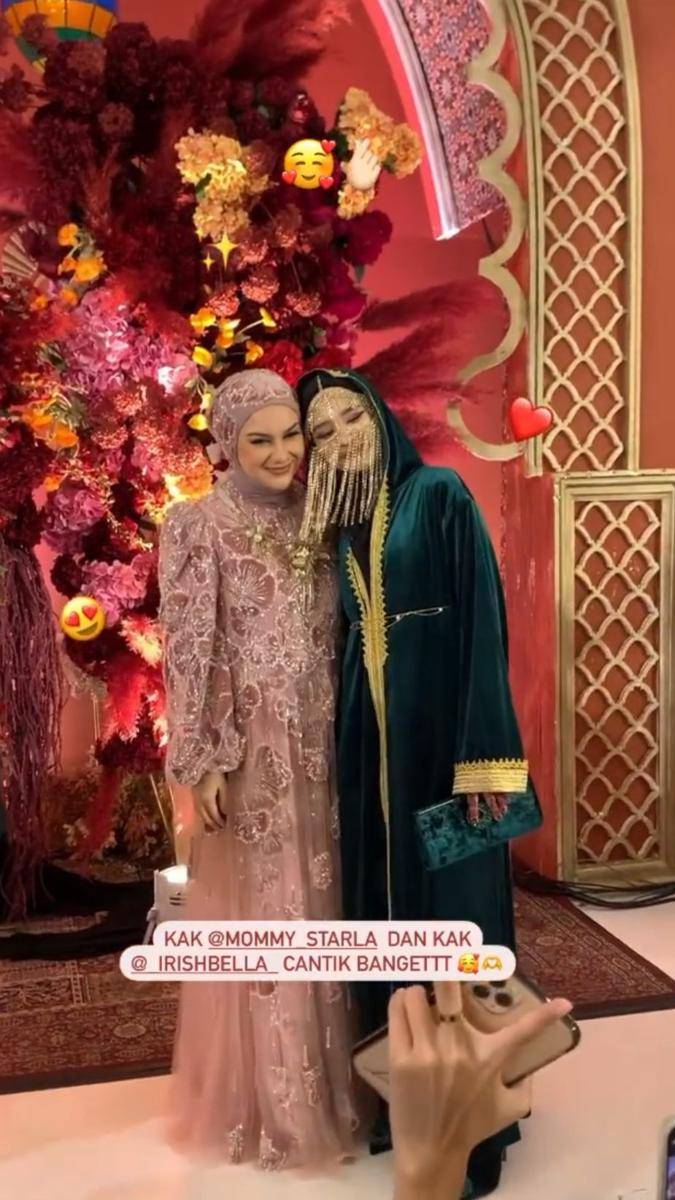 potret penampilan Inara Rusli di acara birthday party Irish Bella (instagram.com/mommy_starla)