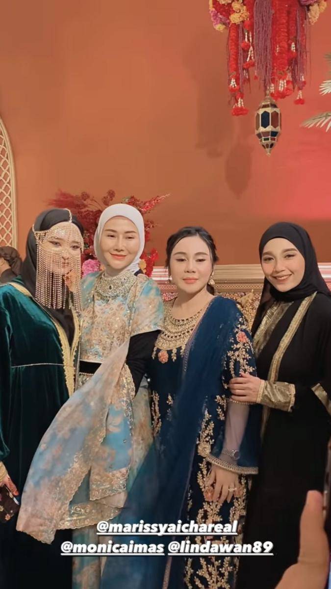 potret penampilan Inara Rusli di acara birthday party Irish Bella (instagram.com/mommy_starla)