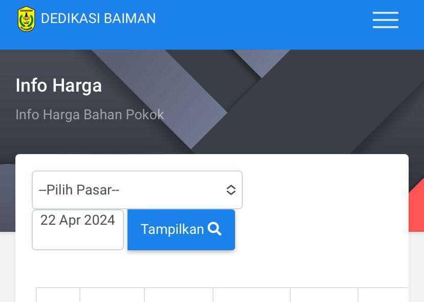 Aplikasi ‘Dedikasi Baiman’ milik Pemko Banjarmasin.