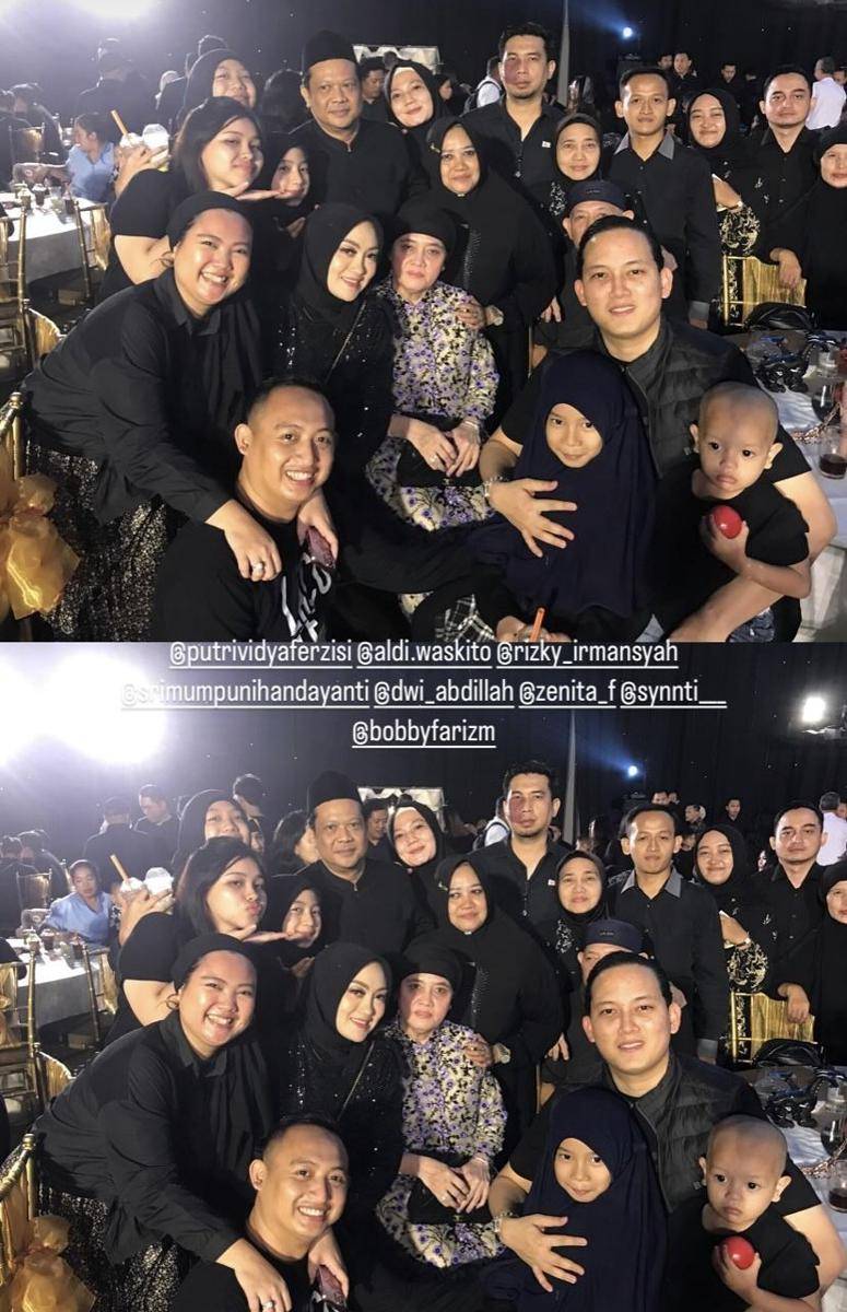 potret ulang tahun ke-59 ibu Rizky Irmansyah (Instagram.com/ratusyifawaskito)