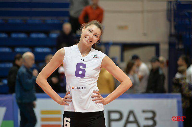 Irina Zaryazhko, salah satu atlet voli putri tertinggi di dunia (twitter.com/russiavolley)