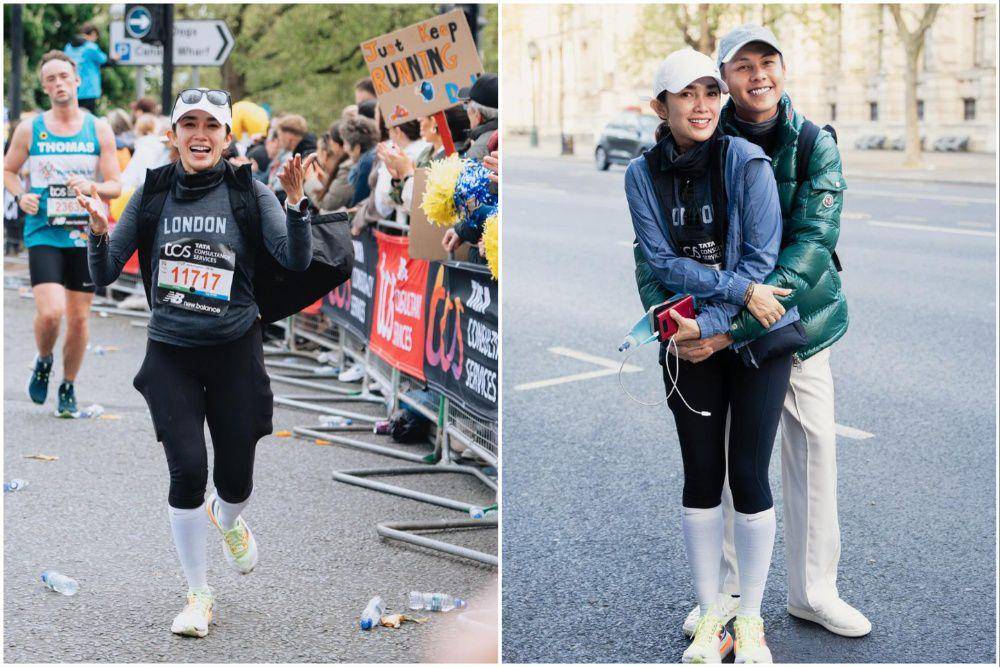 potret Ussy Sulistiawaty ikut London marathon (instagram.com/ussypratama)