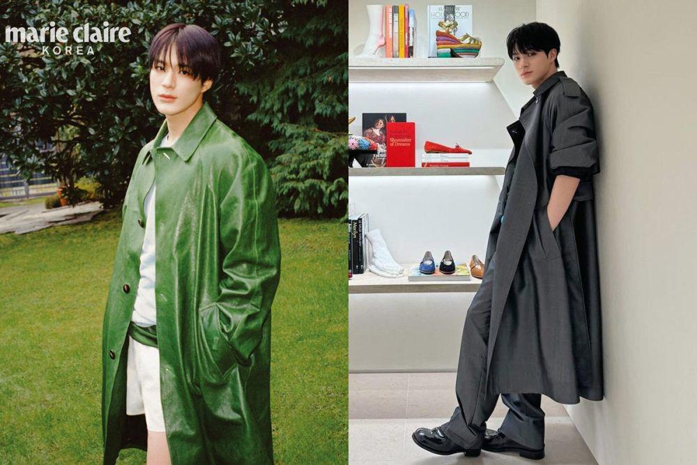 7 Inspirasi Padu Padan Long Coat ala Jeno NCT, Classy dan Stunning!