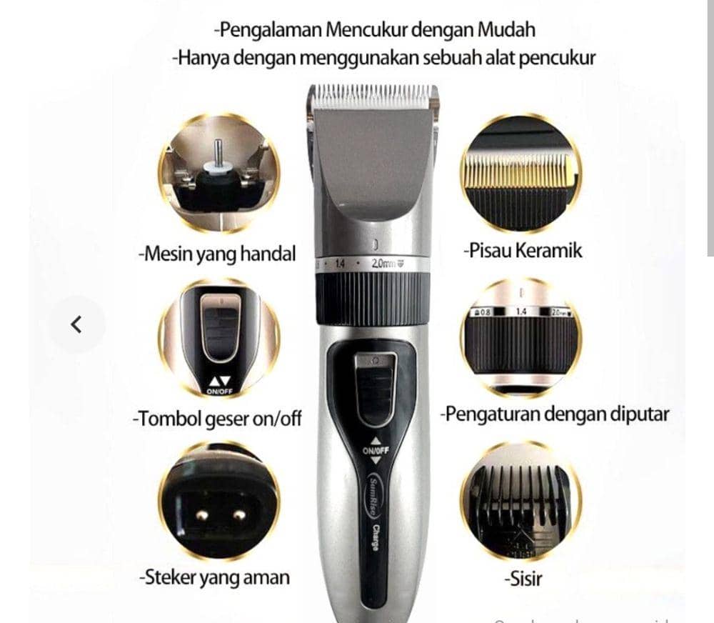 SumRise Hair Trimmer Cordless (/shopee.co.id)