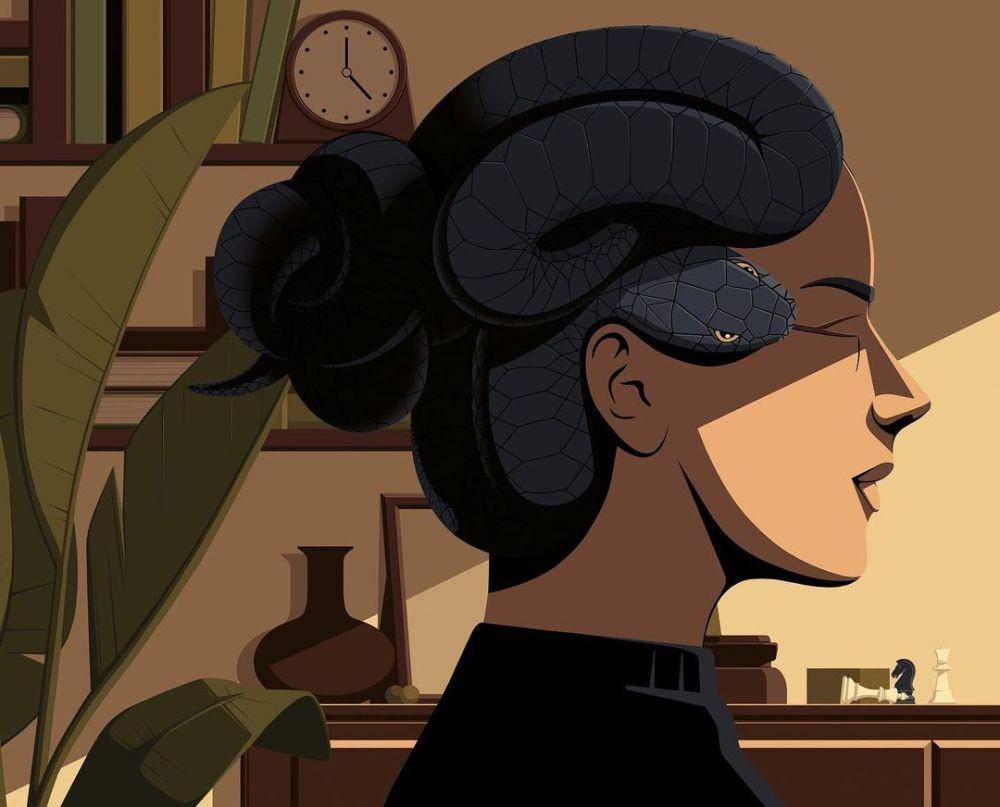 Ilustrasi kehidupan modern. (instagram.com/schmitz_illustration)