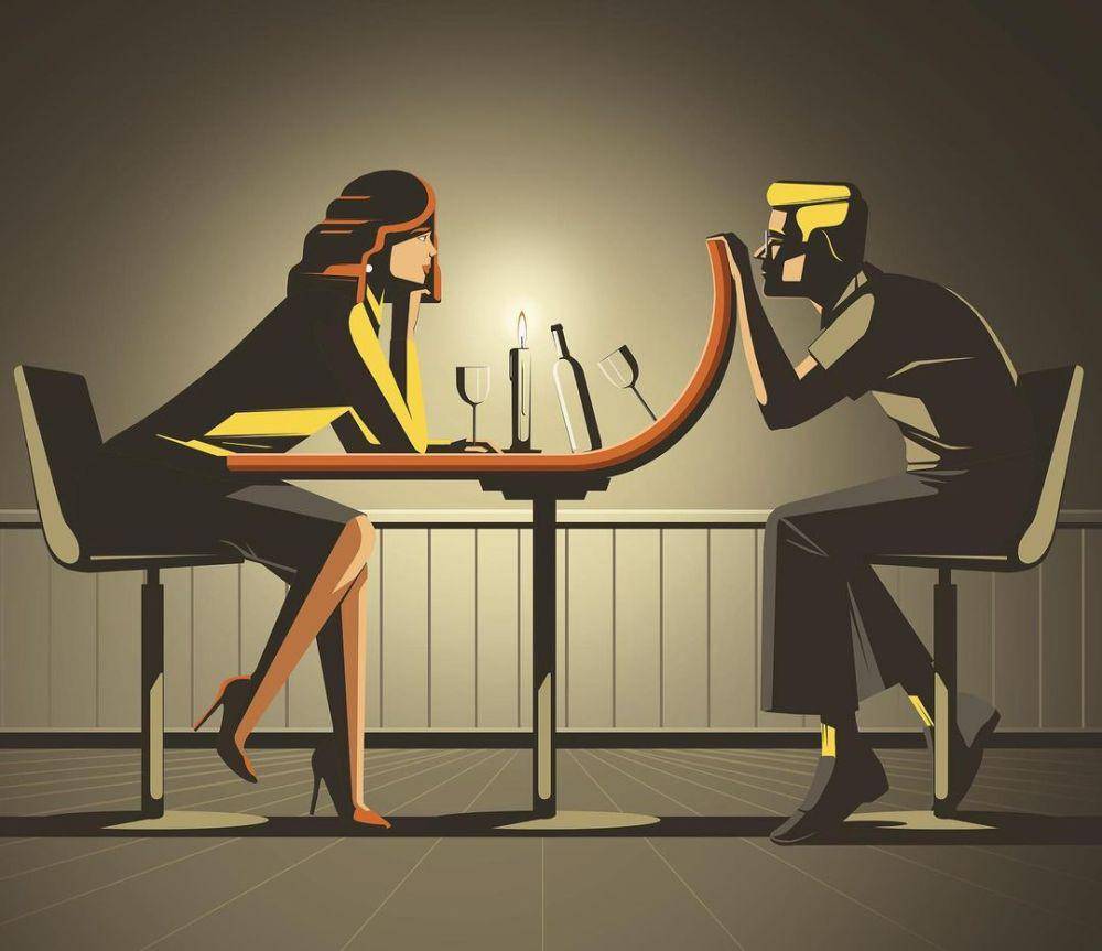 Ilustrasi kehidupan modern. (instagram.com/schmitz_illustration)