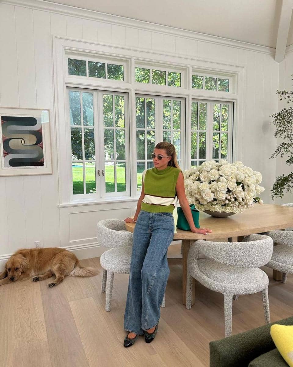 padu padan long pants ala Sofia Richie (instagram.com/sofiarichiegrainge)