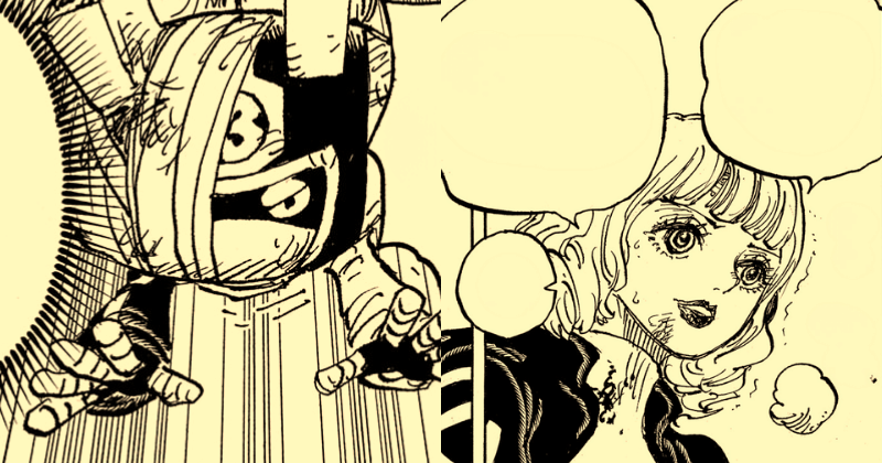 Stussy dan Edison di One Piece 1112. (mangaplus.shueisha.co.jp/One Piece)