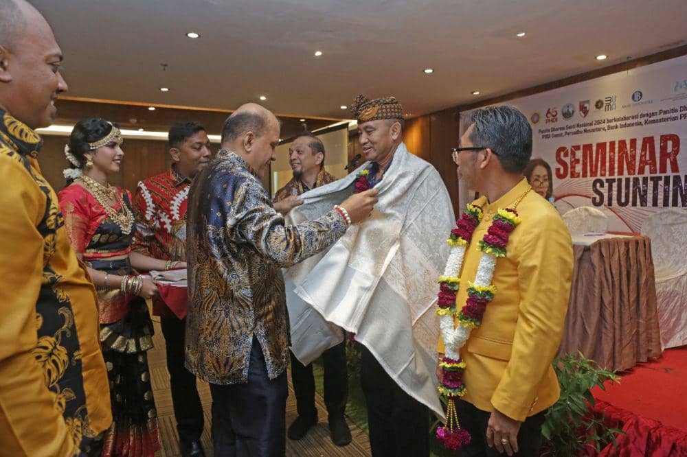 Seminar Nasional Stunting 2024 yang dilaksanakan dalam rangkaian Perayaan Nyepi Nasional di Le Polonia Hotel Medan, Minggu (21/4/2024). (Dok. IDN Times)