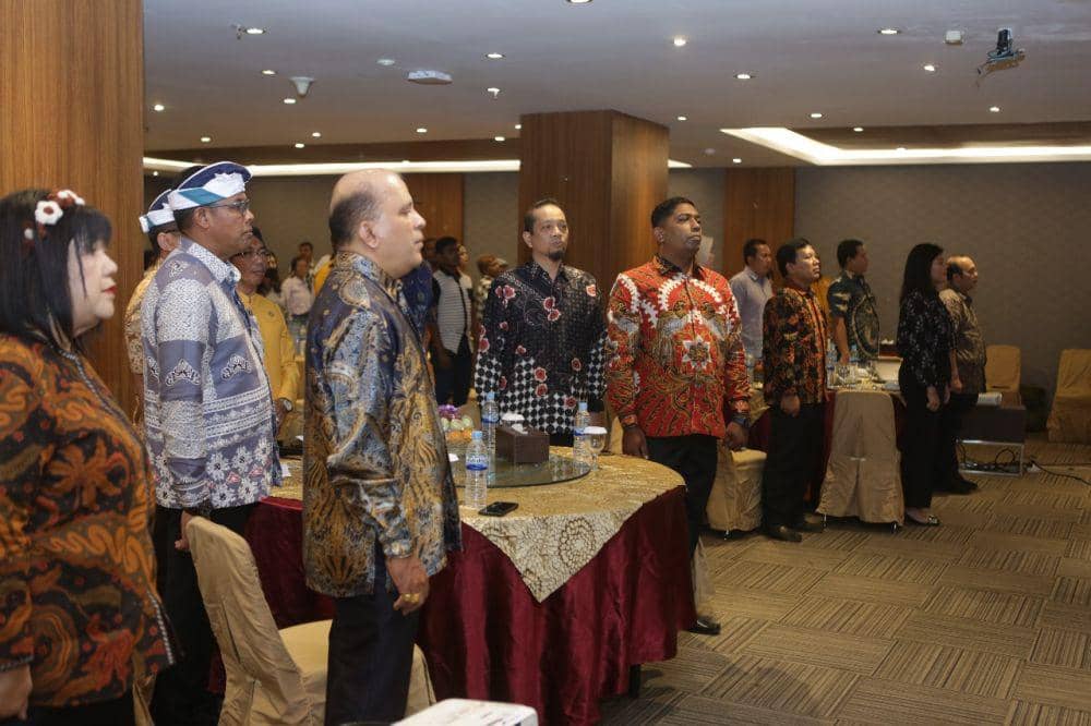 Ketua PHDI Sumut, Surya (batik merah) (Dok. IDN Times)