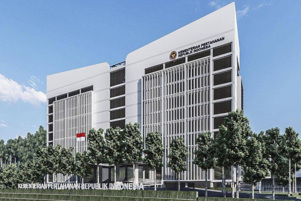 Desain Kantor Kementerian Pertahanan (Kemhan) di IKN. (dok. Kementerian PUPR)