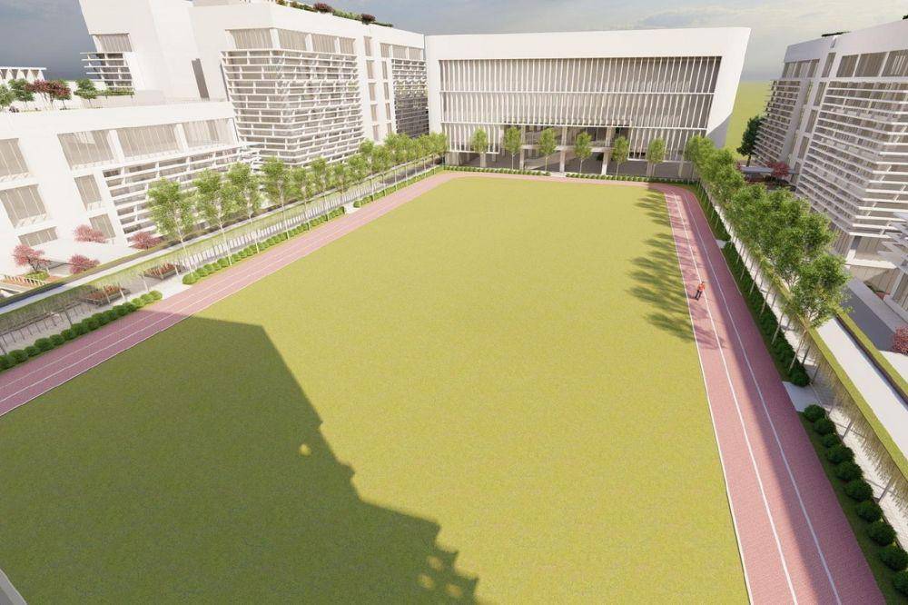 Desain Kantor Kementerian Pertahanan (Kemhan) di IKN. (dok. Kementerian PUPR)