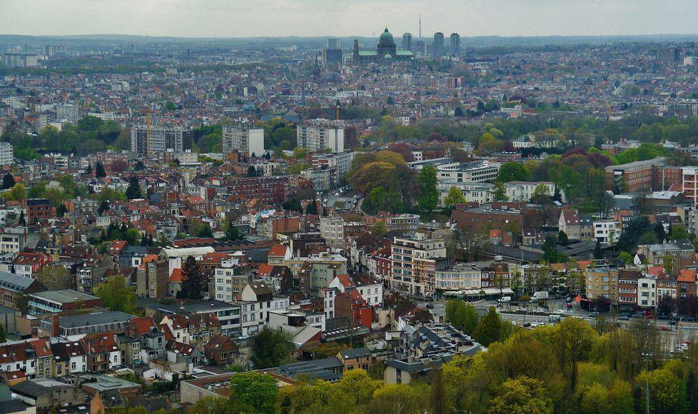 pemandangan Brussel dari Atomium (commons.wikimedia.org/Zairon)