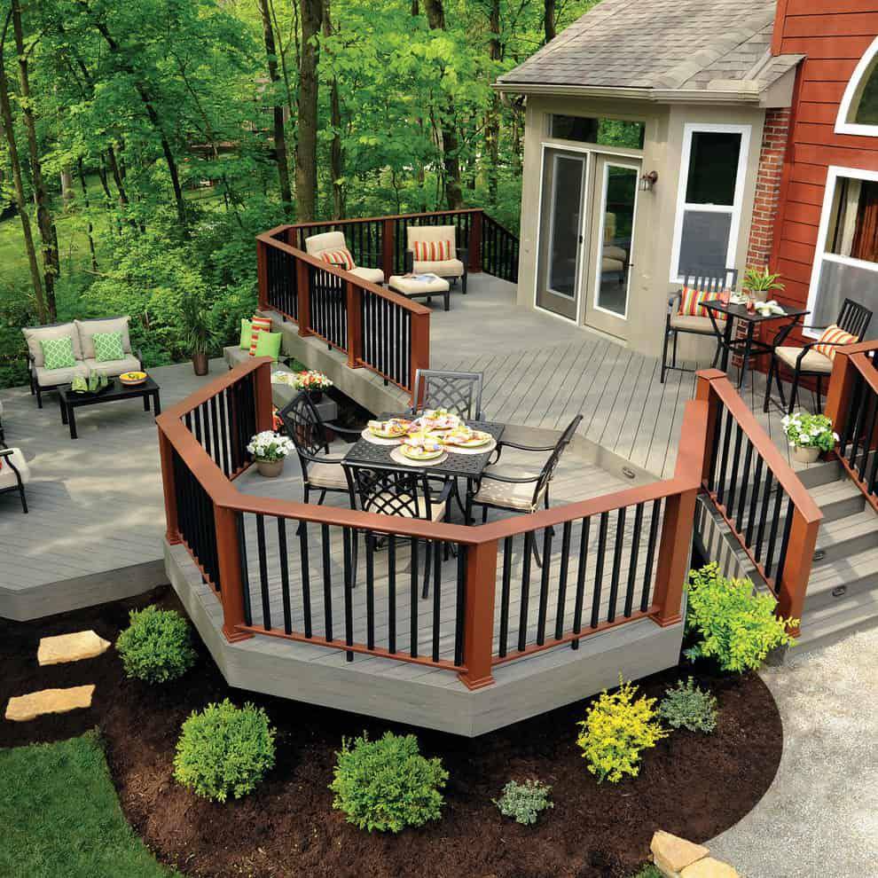 inspirasi split level patio (homestratosphere.com)