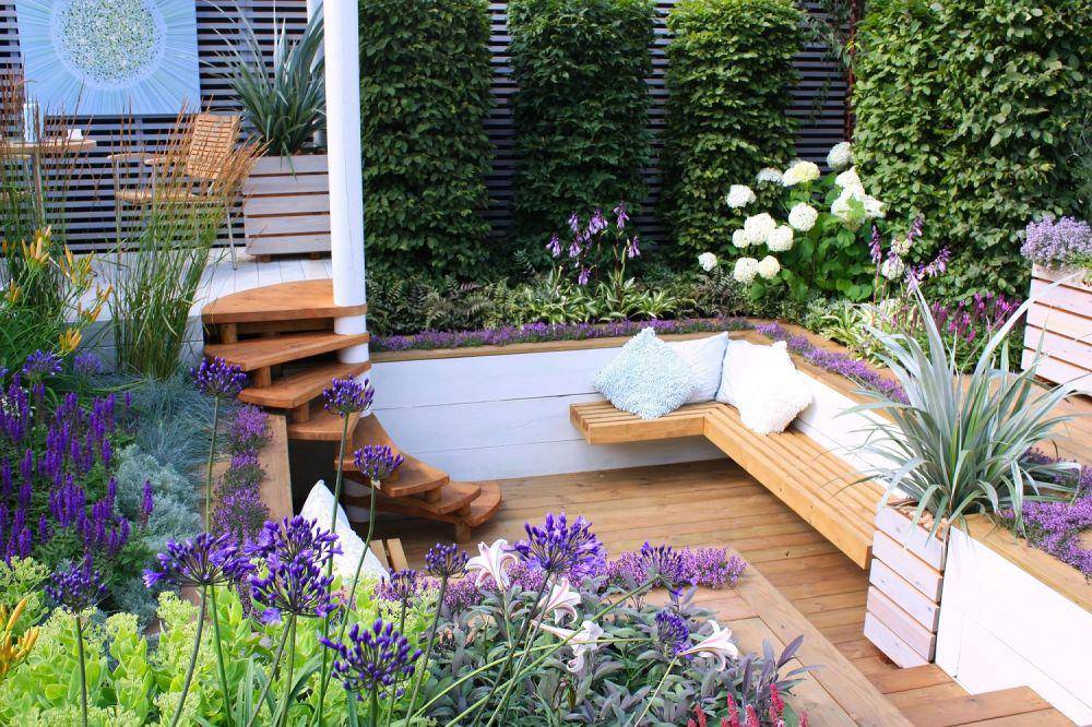 inspirasi split level patio (empirewalls.com.au)