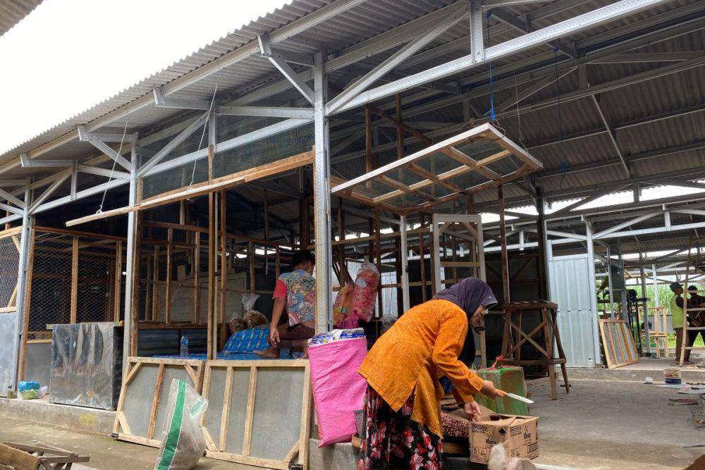 Proses revitalisasi Pasar Ngadiluwih Kabupaten Kediri. (Dok. Pemkab Kediri)