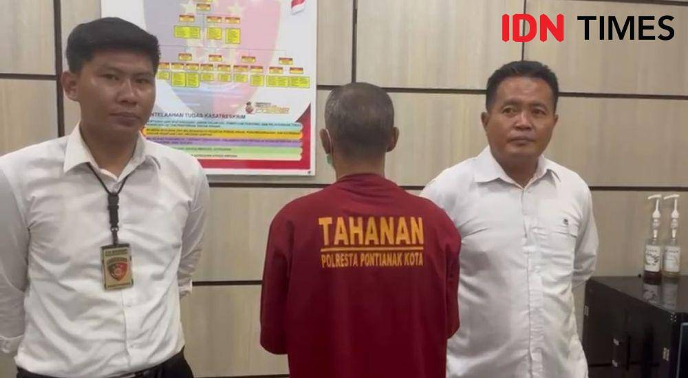 Jukir di Pontianak merusak mobil pengunjung diringkus. (IDN Times/Teri).