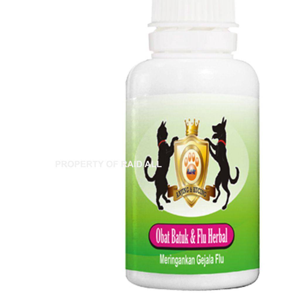 produk Raid All Obat Batuk Flu Herbal Kucing (shopee.co.id/Raid All Official Shop)