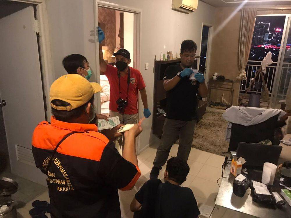 Penemuan mayat di sebuah apartemen di Jakarta Selatan