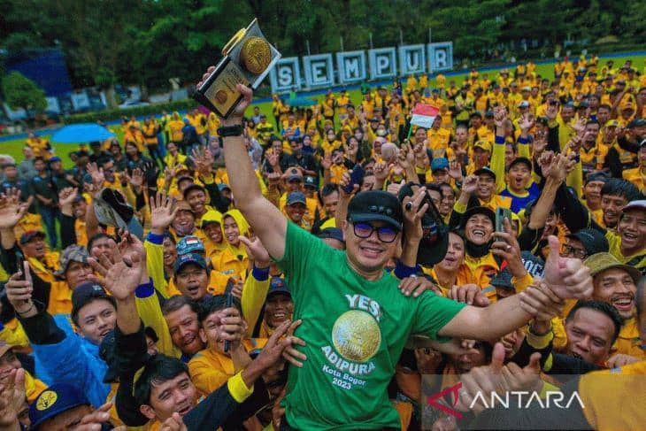 Piala Adipura Kota Bogor. Foto ANTARA/Diskominfo Kota Bogor