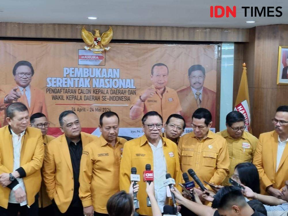 Hanura Buka Pendaftaran Calon Kepala Daerah Pilkada 2024 (IDN Times/Ilman Nafi'an)