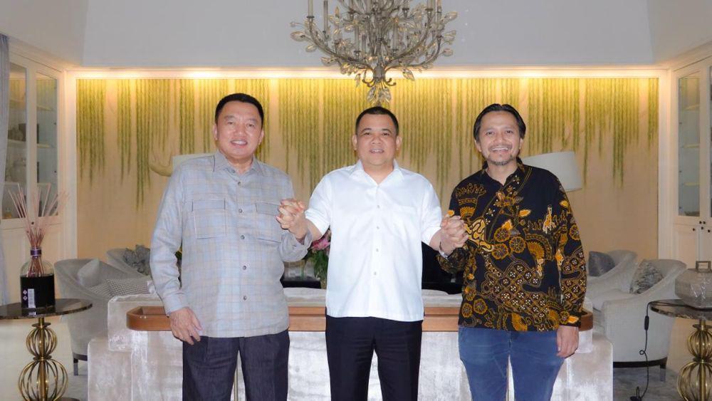 Sowan ke Haji Isam, Muhidin dan Hasnur Maju Pilkada Kalsel 2024