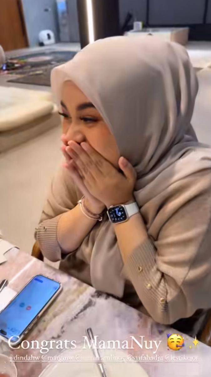 potret geng Mamayu kumpul arisan sekaligus halal bihalal (instagram.com/melodylaksani92)