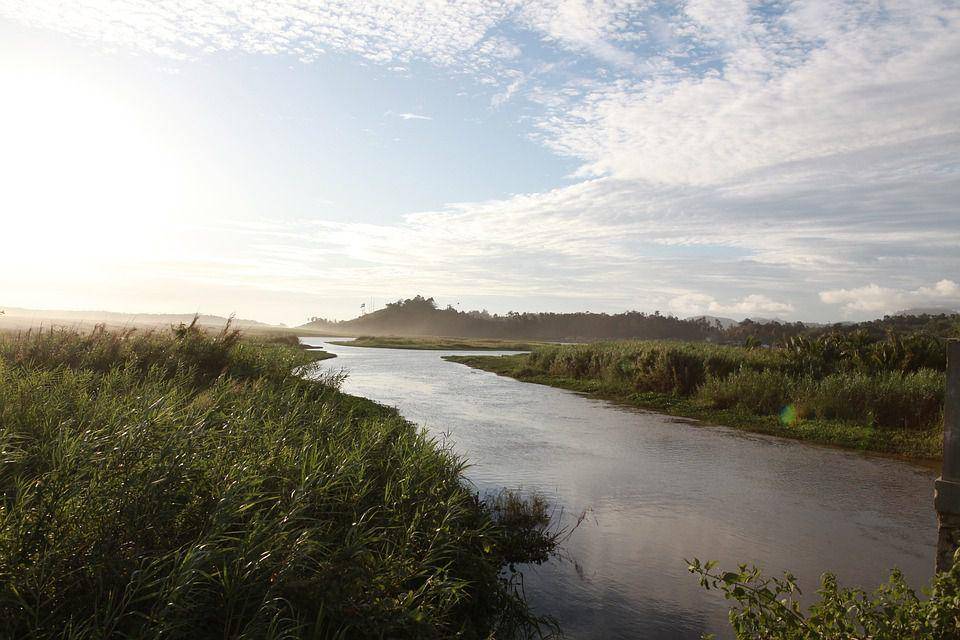 Ilustrasi sungai di Indonesia. Pixabay/Udik_Art
