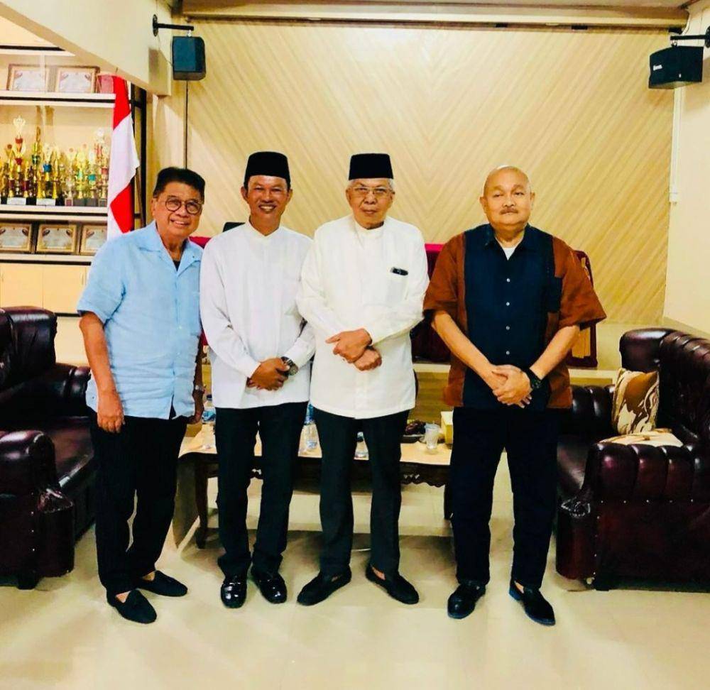 Pertemuan Mahar, Syahrial Oesman dan Alex Noerdin (Dok: istimewa)
