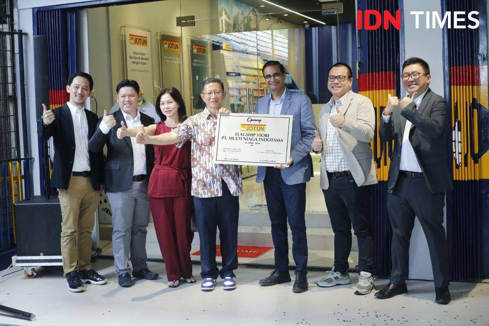 Flagship store pertama Jotun ada di Medan (IDN Times/Doni Hermawan)