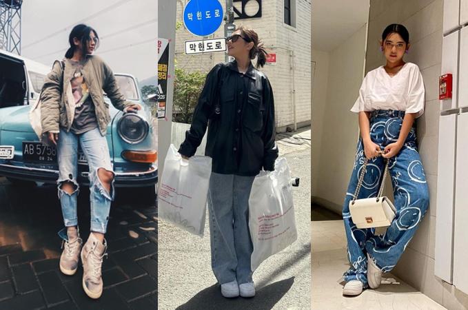 8 Ide Mix and Match Celana Jeans ala Ziva Magnolya, Super Kece!