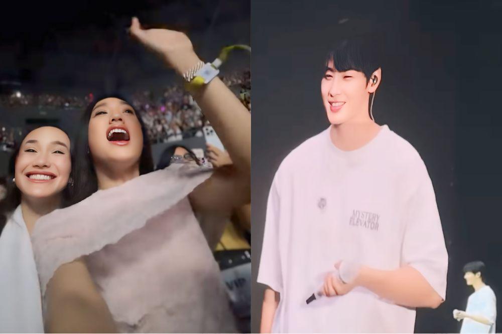 8 Potret Anissa Aziza di Acara Fan Concert Cha Eun Woo, Heboh Banget!