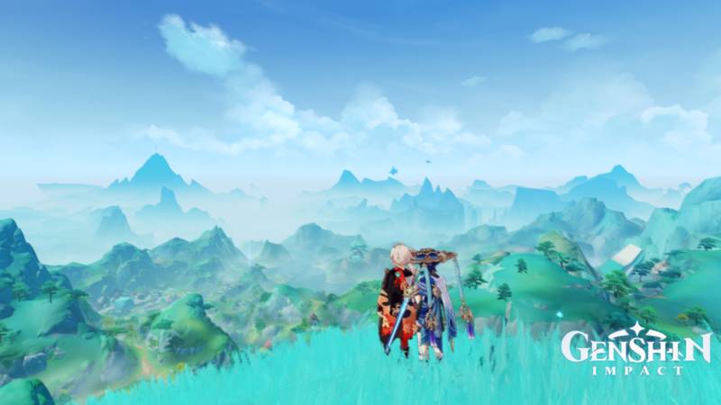 pemandangan indah Chenyu Vale di Liyue (dok. Hoyoverse/Genshin Impact)