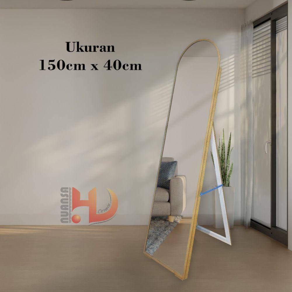 rekomendasi standing mirror dari (shopee.co.id/NuansaDecorCermin)