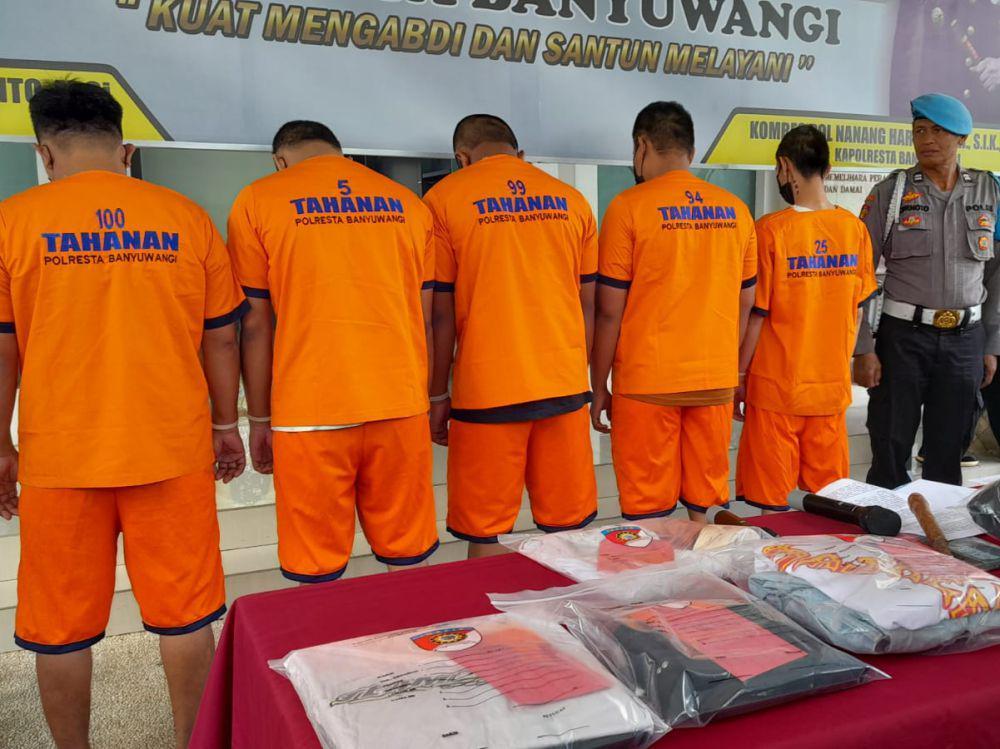 Polisi Tetapkan 5 Tersangka Tewasnya Pesilat di Banyuwangi
